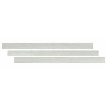 Msi White Ocean 3/4 In. T X 2-3/4 In. W X 94 In. L Luxury Vinyl Flush Stair Nose Molding ZOR-LVT-T-0232